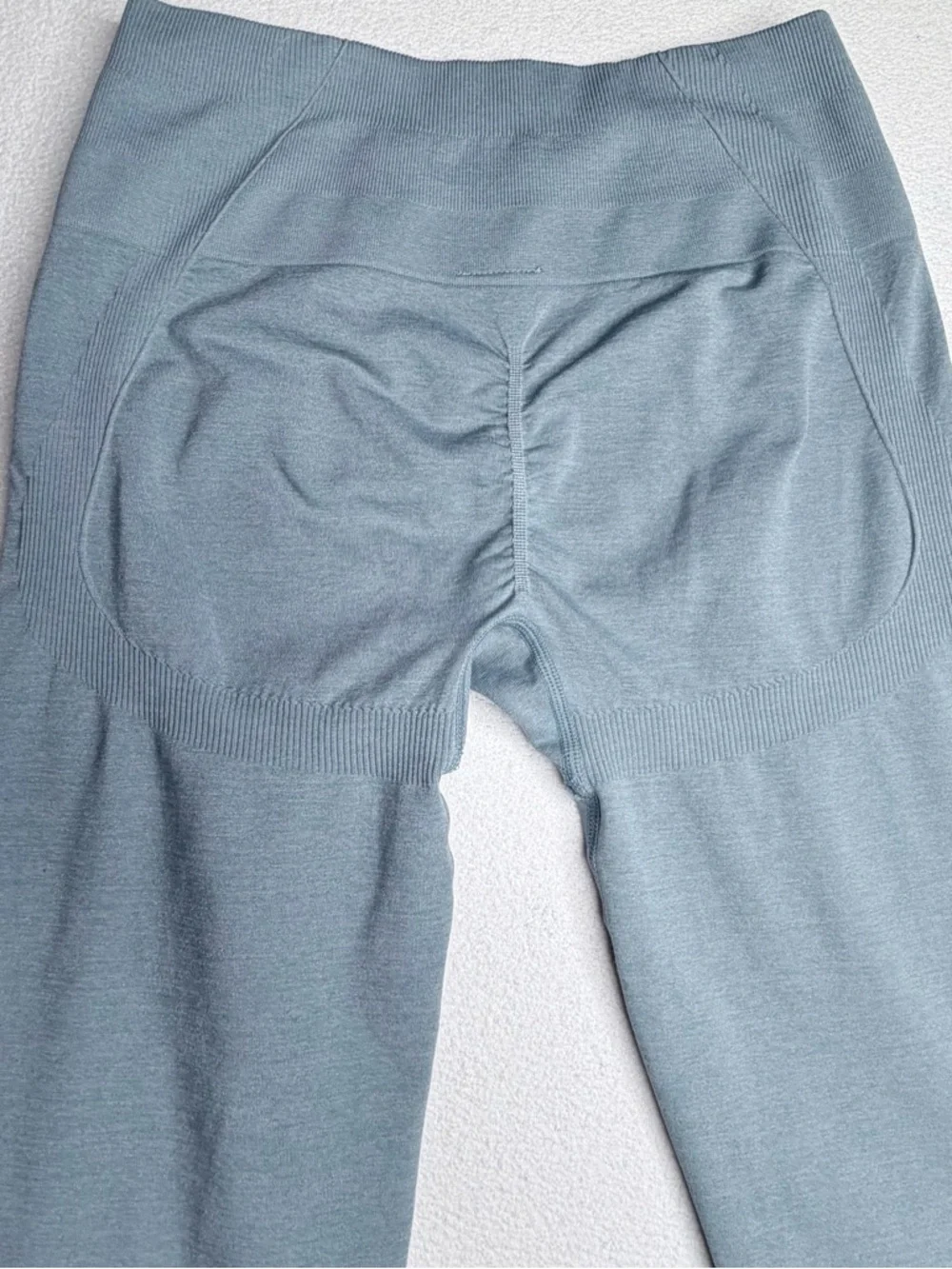 YoungLA Legacy Seamless Scrunch Leggings•YLAW1062• Dusty Blue - Picture 8 of 16